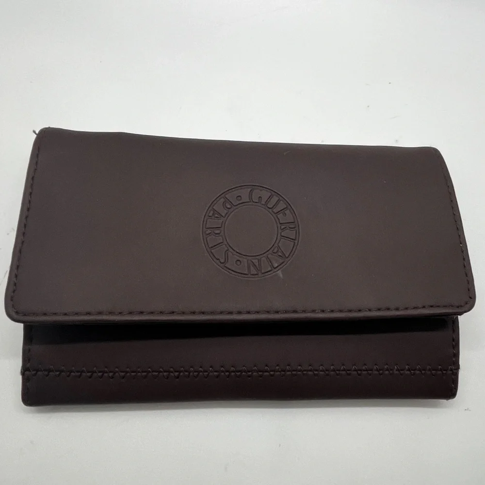 Guerlain paris trifold wallet vintage